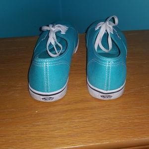 Vans Shoes - Turquoise blue Van's size 5.5 Vans Shoes - Turquoise blue Van's size 5.5
